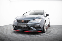 Seat Leon Cupra / FR MK3 Facelift 2017-2020 Frontläpp / Frontsplitter V.3 Maxton Design